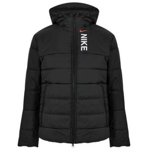 Nike Therma Fit Synthetic Fill Puffer Jacket Coat Hooded Black Mens-XLarge